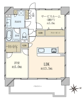 クリオ木場公園壱番館の間取図