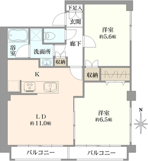 ウェルシャン菊名の間取図