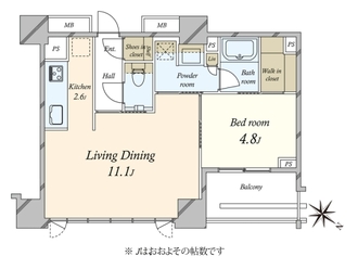 アトラス恵比寿景丘の間取図