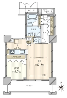 大阪福島タワーの間取図