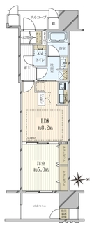 ラシュレ大阪同心の間取図