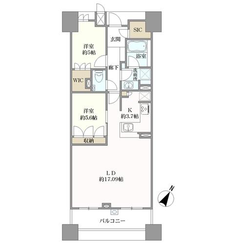 ザ・パークハウス赤坂タワーレジデンスの間取図