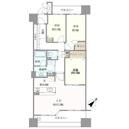 パークハウス八事の丘の間取図