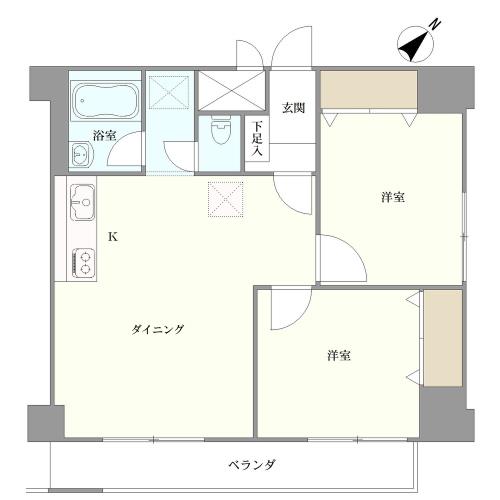 シャンボール五反田の間取図