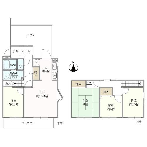 本郷パークマンションの間取図