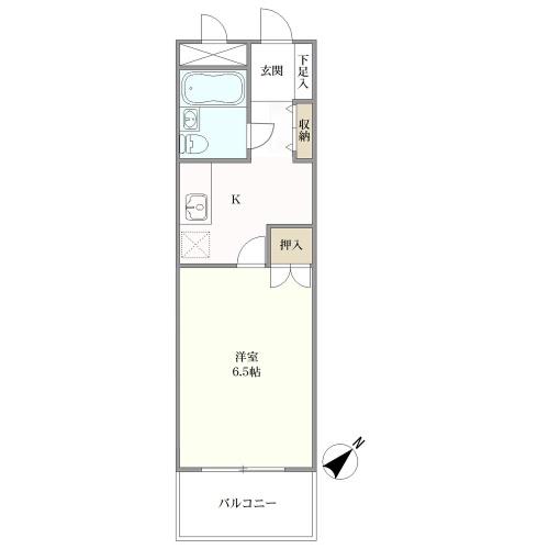 グランドヒル東山の間取図