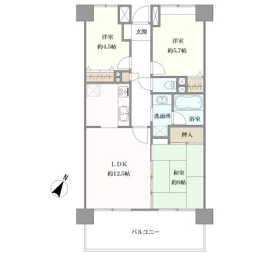 ファミール廿日市ウエステージの間取図