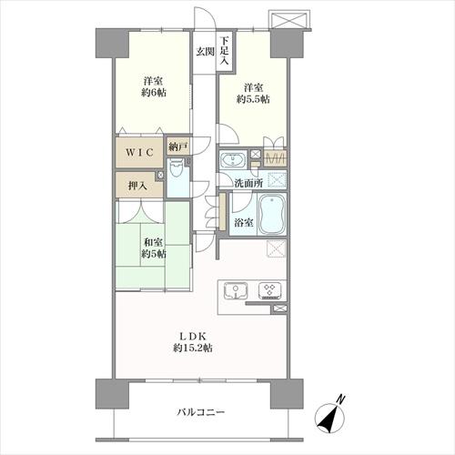 ヴェレーナシティ行徳の間取図