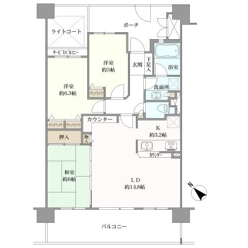 ブラウトリエの間取図