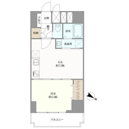 サンライズ蓮根の間取図