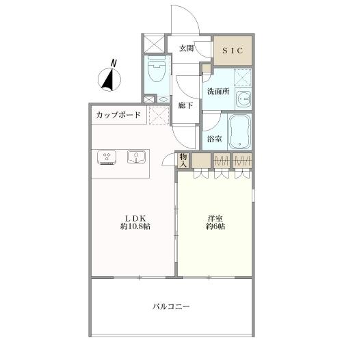 クレヴィスタ久が原の間取図