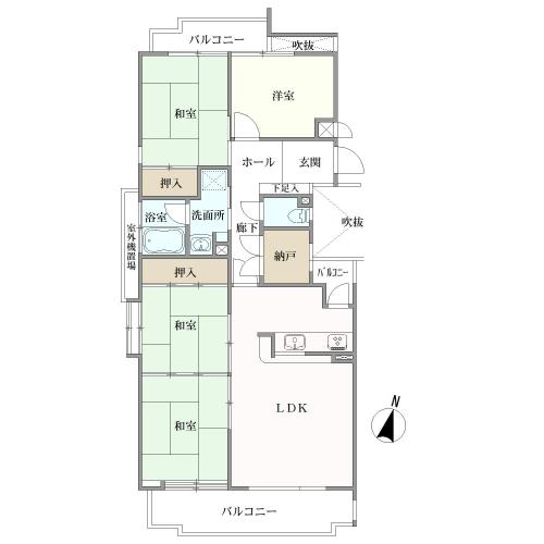 サニーハウス長丘の間取図