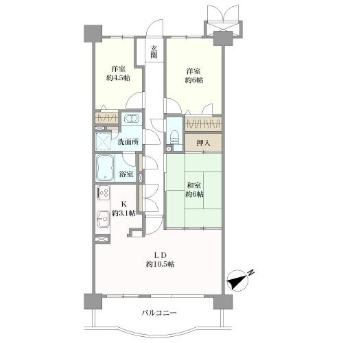 のむら小笹ヒルズの間取図