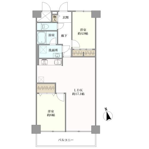 ソフトタウン亀有の間取図