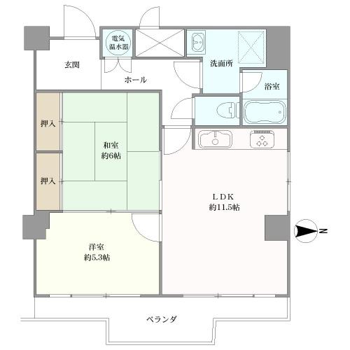 三条高倉アーバンライフの間取図