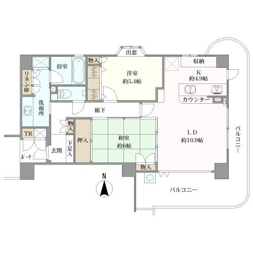 サンパーク名駅スクエアの間取図