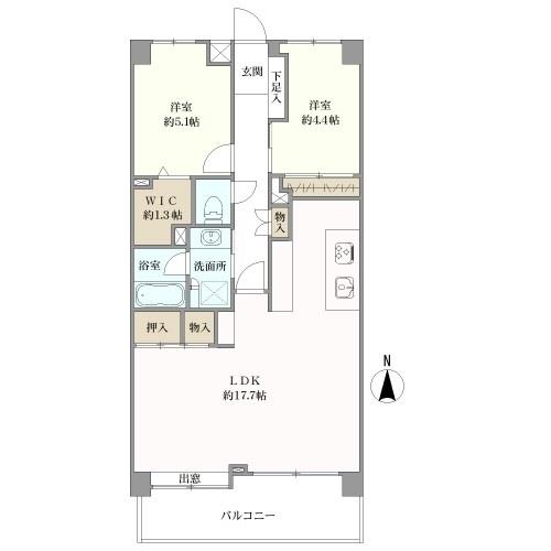 藤和高取ホームズの間取図