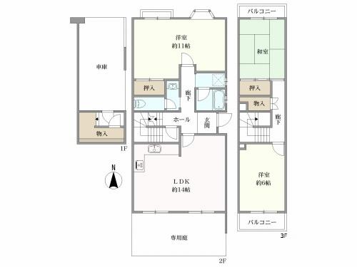 メゾン八事山の間取図