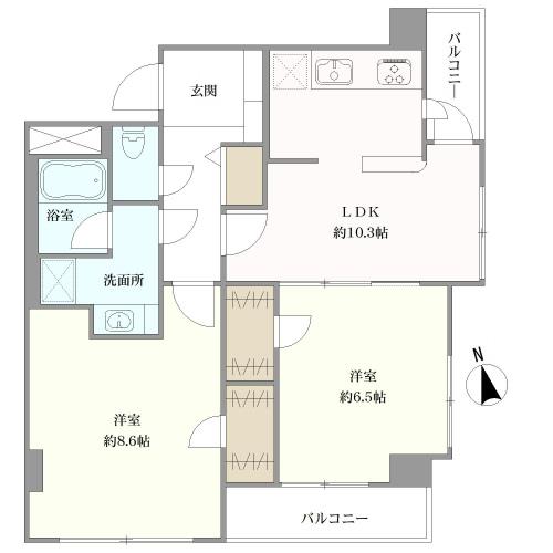三旺マンション新栄の間取図