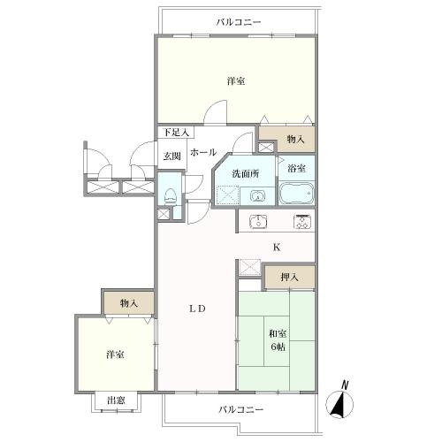 グランドメゾン光ケ丘の間取図