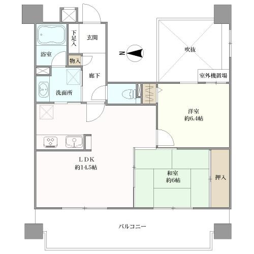 サンパーク千代田の間取図