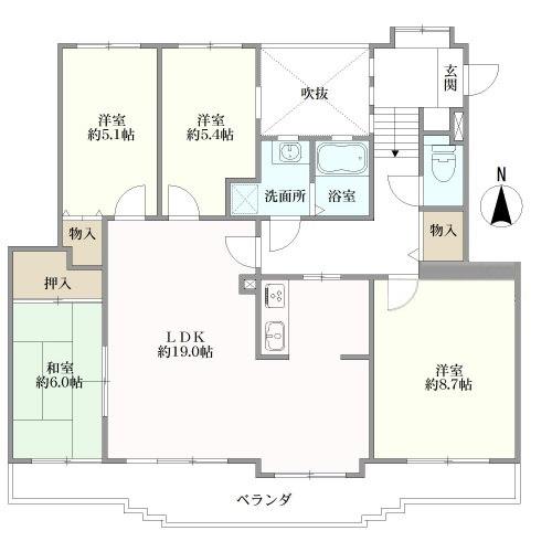 メイツ覚王山の間取図