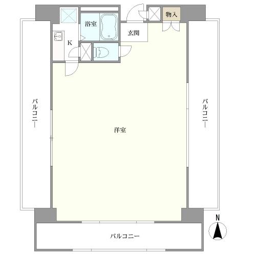 グランドメゾン長堀橋の間取図