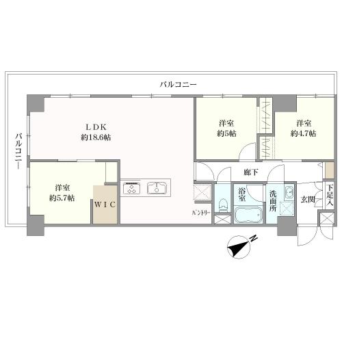 エンゼルハイム大森第２の間取図