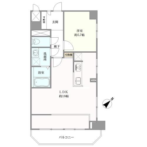 ライオンズマンシヨン馬込の間取図
