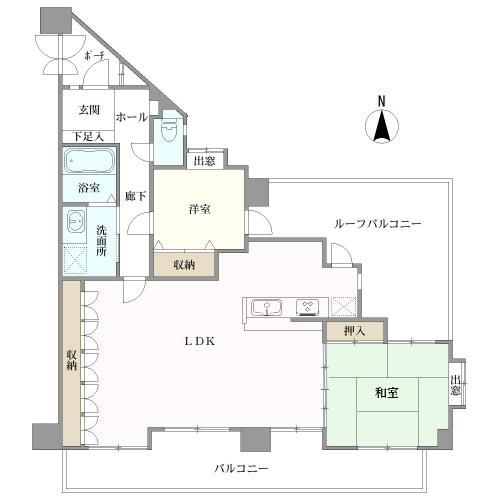 ナビシティ竹田町の間取図