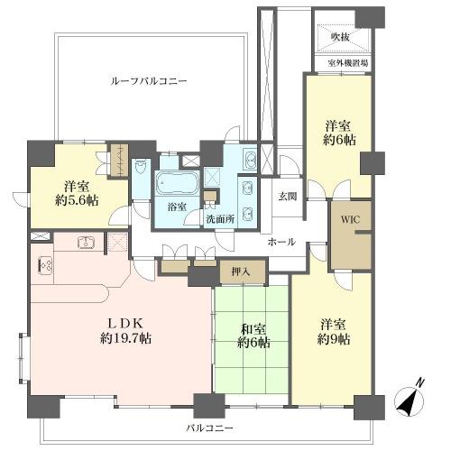 瑞穂日向町パーク・ホームズの間取図