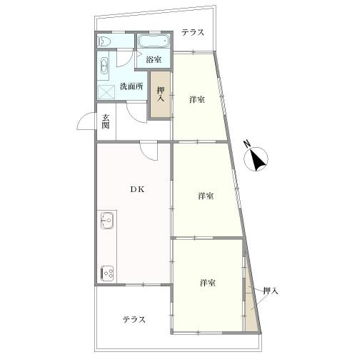 最中マンションの間取図
