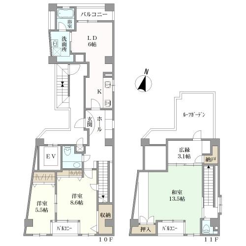 セジョリ早稲田の間取図