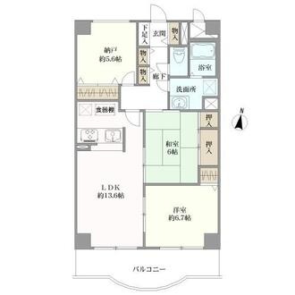 ベル・アーバニティ樟葉の間取図
