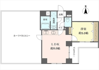 プルミエ阿倍野の間取図