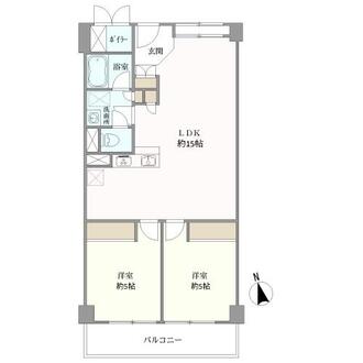 ユアサハイム帝塚山の間取図