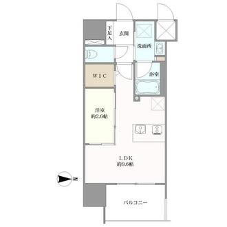 アクロス天神セントラルグローの間取図