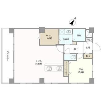 渡辺通カステリアの間取図