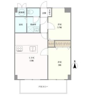 ロワールマンション長住の間取図