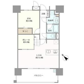 デュ・レジア平尾プレミアムの間取図