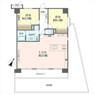シティライフ空港南２　の間取図