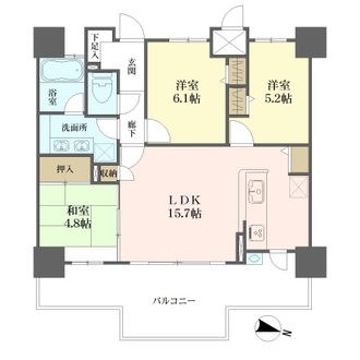 アクロス原ブルームテラスの間取図