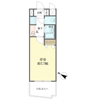 ライオンズマンション博多駅南第２の間取図