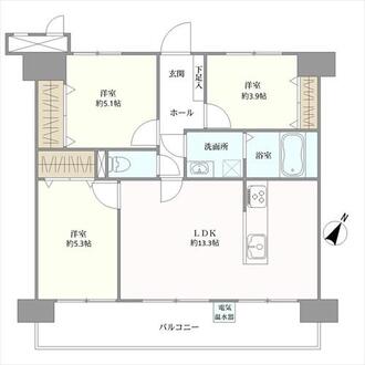 シティライフ空港南２の間取図