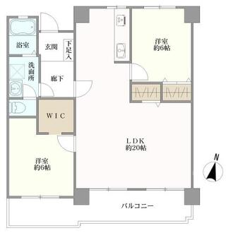 パークハイツ赤坂の間取図