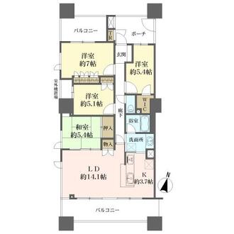 レジデンス・ザ・武蔵小杉の間取図