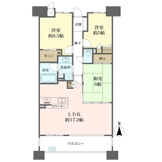 クレメント豊田陣中町の間取図