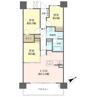 ライオンズ徳重グランヒルズの間取図