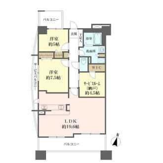 ハートヒルズ栄東の間取図