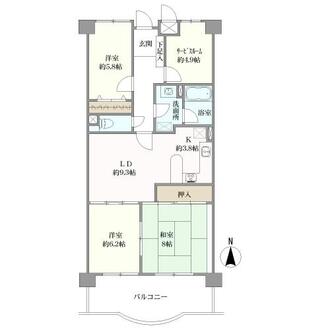 シティコーポ植田の間取図